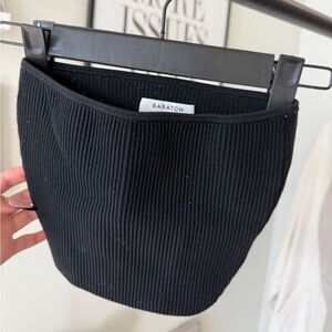 Babaton Midnight Ribbed Tube Top